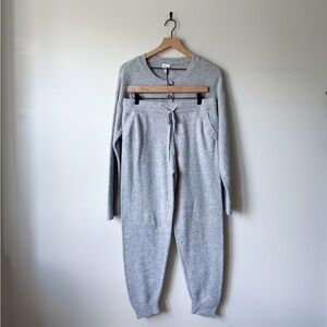 Stars Above Gray Pajama Set